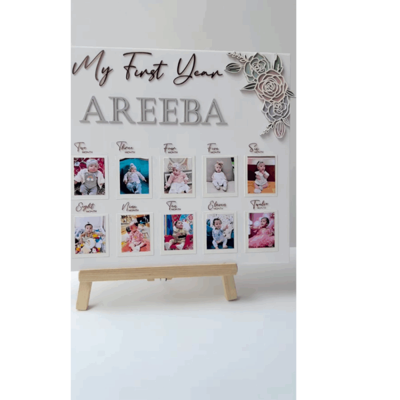 Baby Photo Board - Rectangular Shape - Image 2
